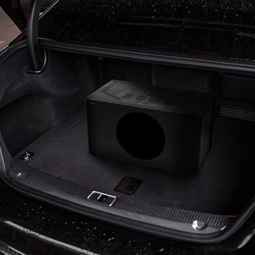 15 Inch Ported Car Subwoofer Sub Box Enclosure with Black Finish Q597