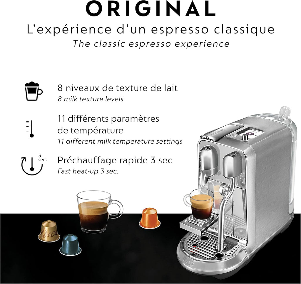 Brushed Stainless Steel Espresso Machine Z70474