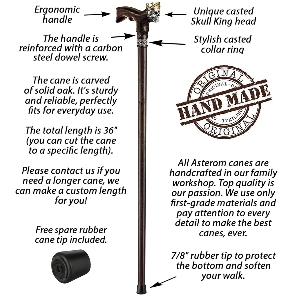 Handmade Wood Walking Cane N49160