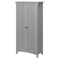 Gray Wood Kitchen Pantry Cabinet with Doors F122687