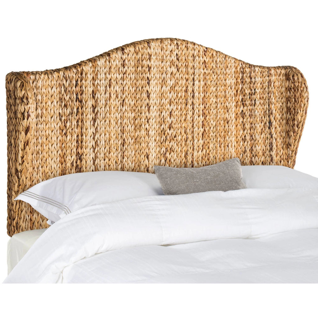 Natural Queen Winged Headboard A239