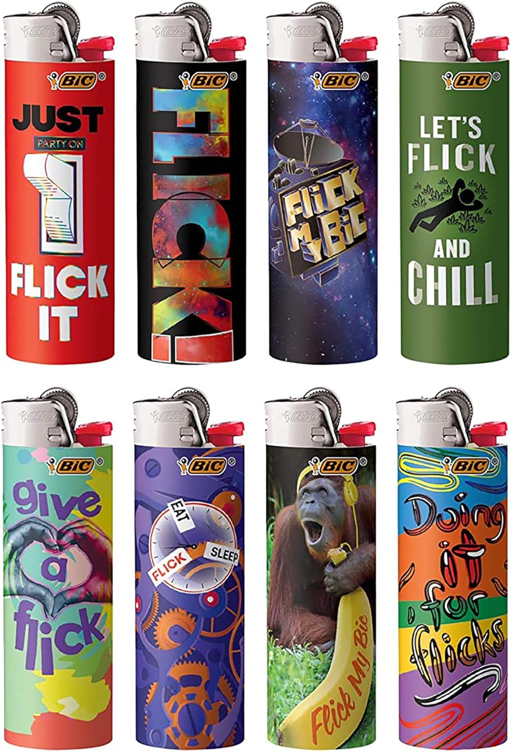Set of 8 Lighters N906