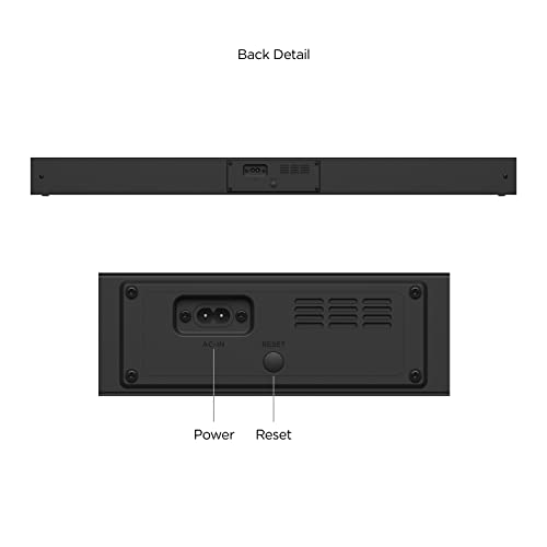 Black Wireless Soundbar T765