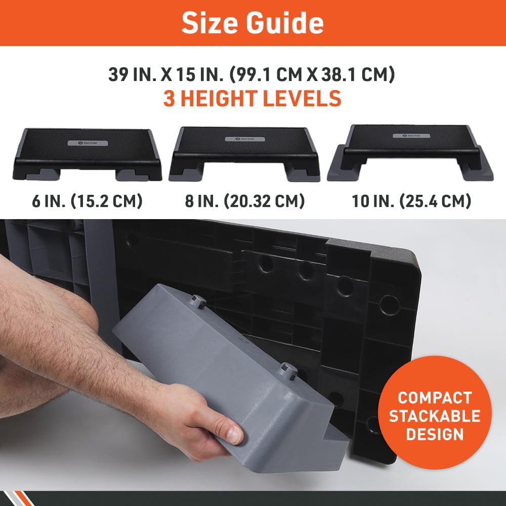 Gray/Black Aerobic Step Platform H617447
