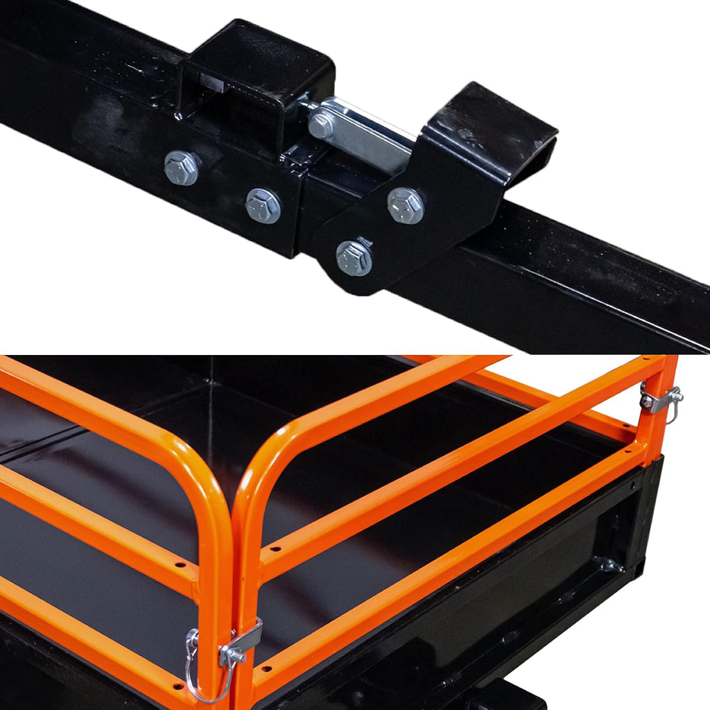 Heavy Duty Utility Cart Cargo Trailer 1000lb Capacity 12 cu. ft. E956