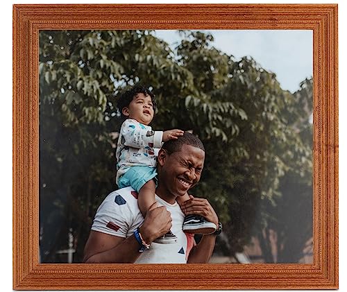 Brown 20x25 CM Picture Frame with Glass D26913