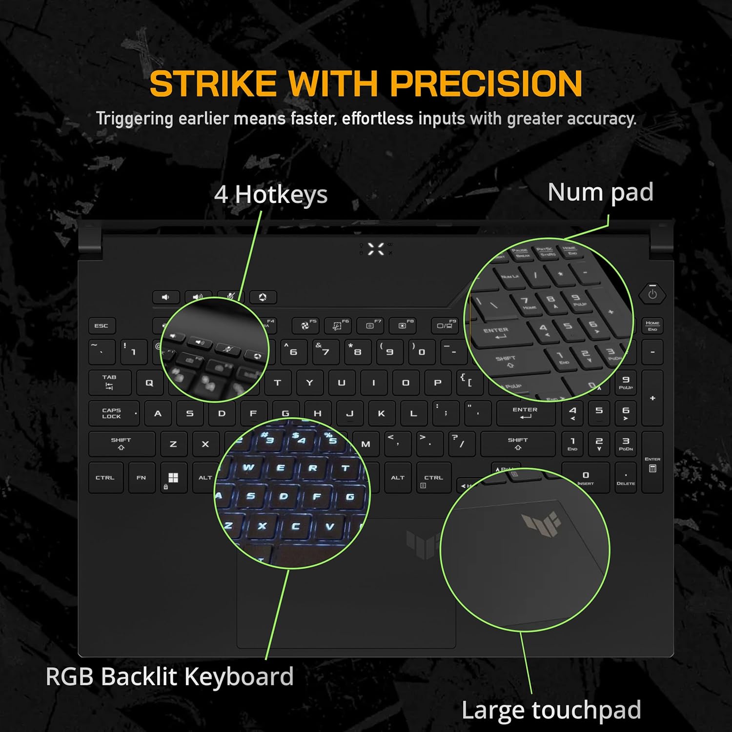 16'' FHD 165Hz Gaming Laptop, AMD Ryzen 7, Radeon RX7600S, 16GB DDR5 RAM, 512GB PCIe SSD, Black, Win 11 Pro N50191