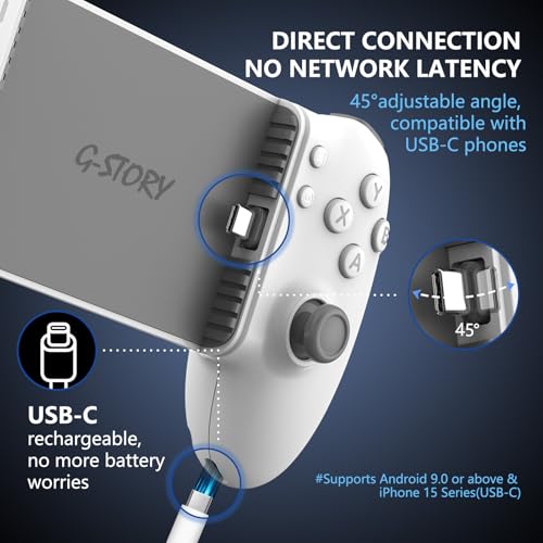 Midnight USB-C Bluetooth Mobile Gaming Controller A189537