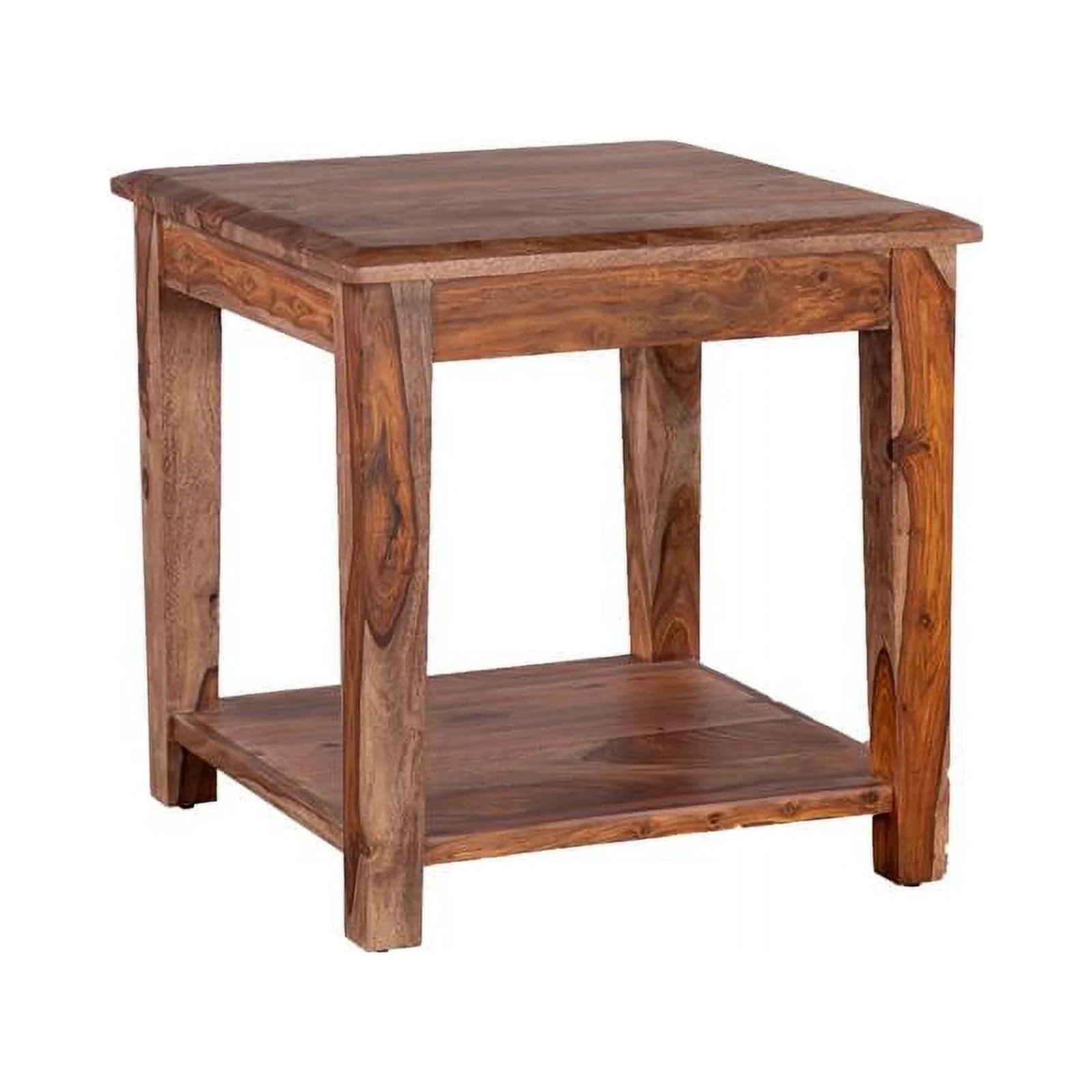 Solid Sheesham Wood End Table U559447