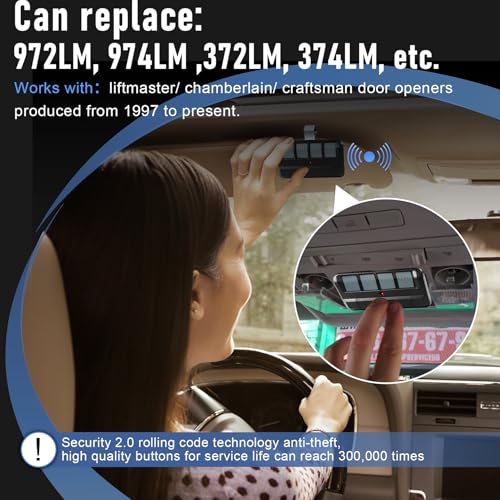 Garage Door Opener Remote 4 Button V97281