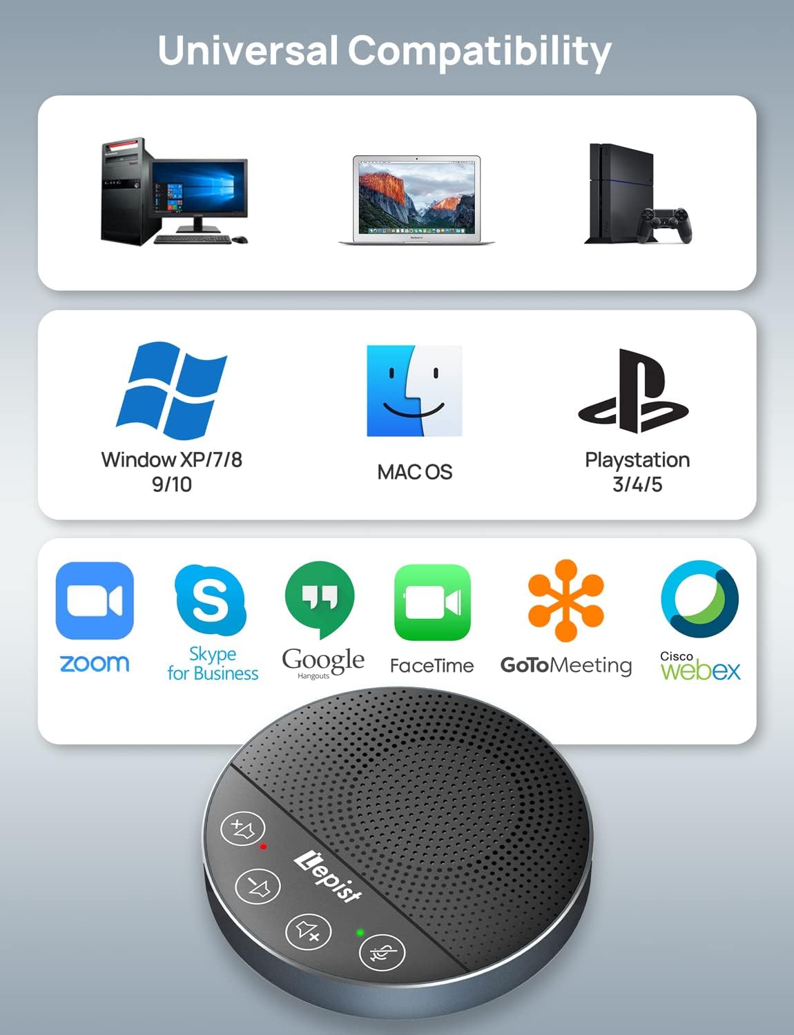 USB Speakerphone with Microphone X47249