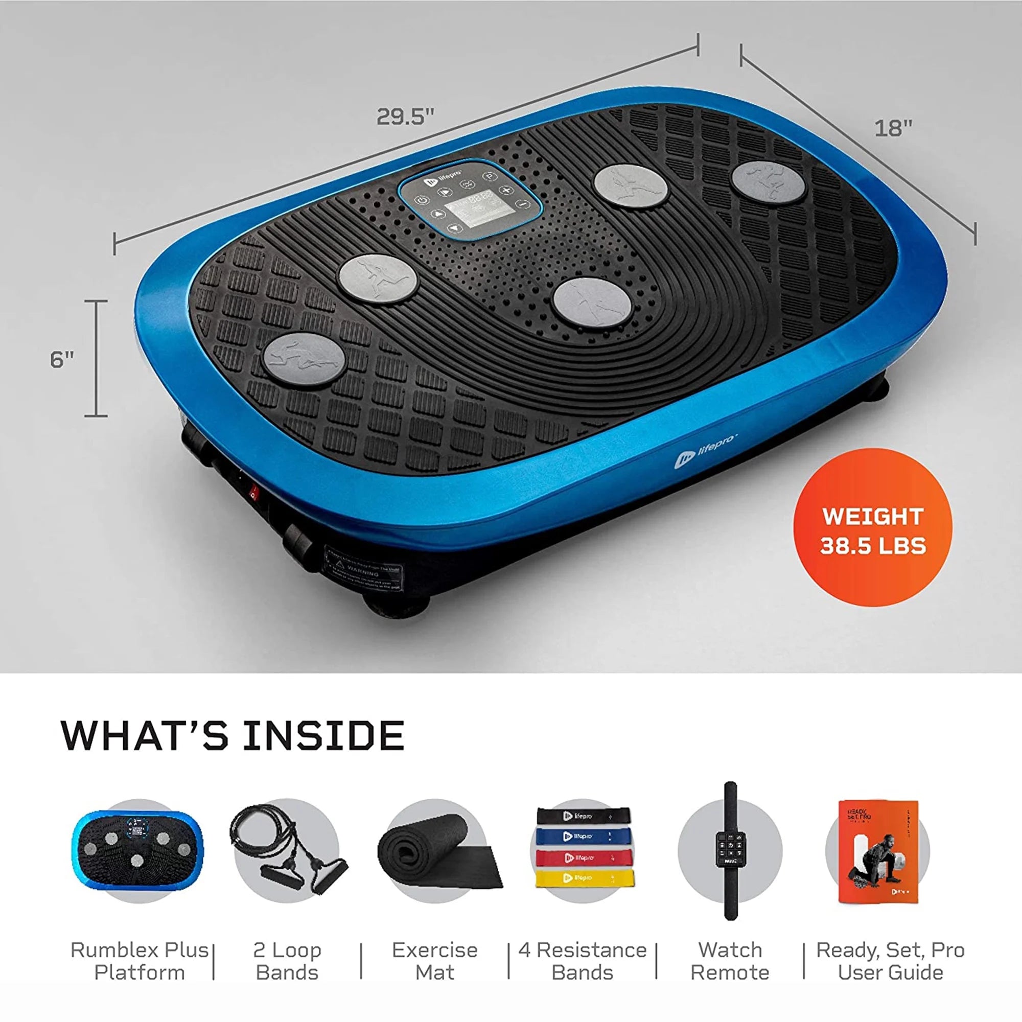Blue 4D Vibration Plate J3448