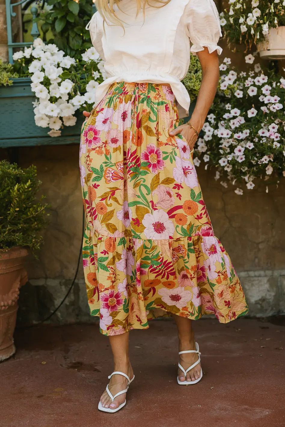 Floral Skirt C8733
