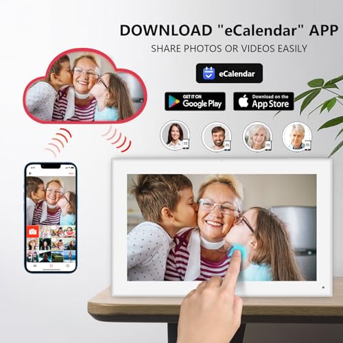 10.1 Inch Smart Digital Calendar Planner & Chore Chart, IPS HD Touchscreen Interactive Display Q64383