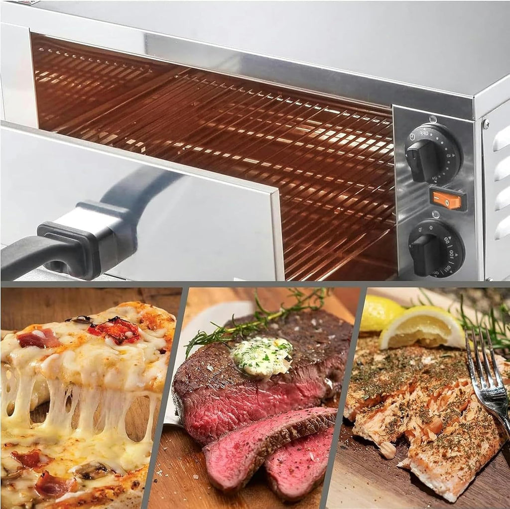 2-Layers Stainless Steel Electric Pizza Oven T599