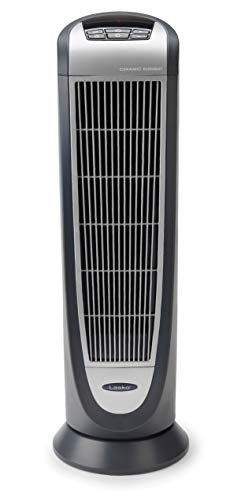 Ceramic Tower Heater with Remote Control, Black T65489