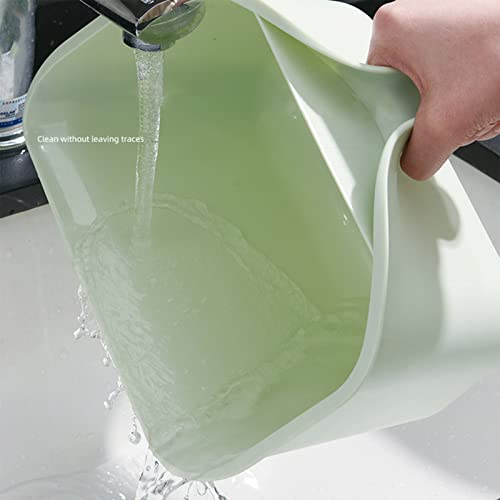 Green Plastic Small Trash Bin B502