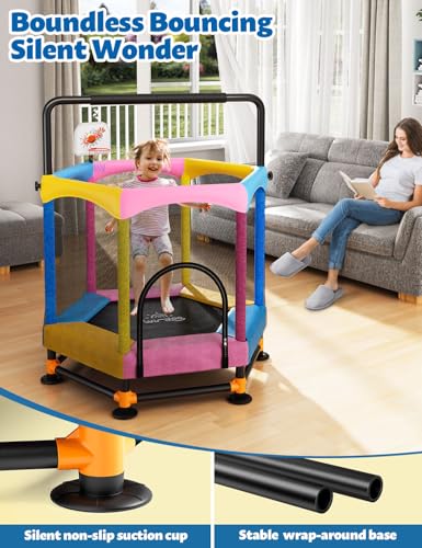 60" Toddler Trampoline with Safety Enclosure G1648