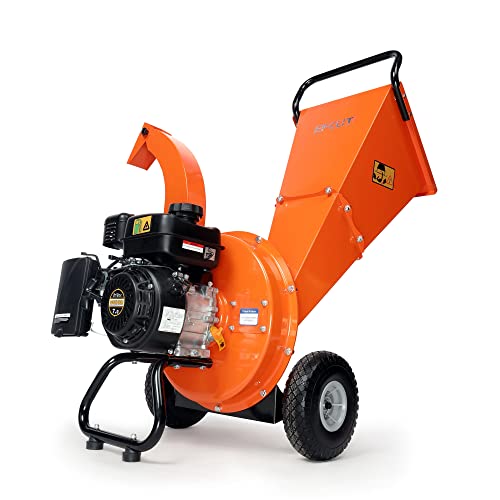 7 HP 212cc Gas Powered Wood Chipper Shredder Mulcher J97954