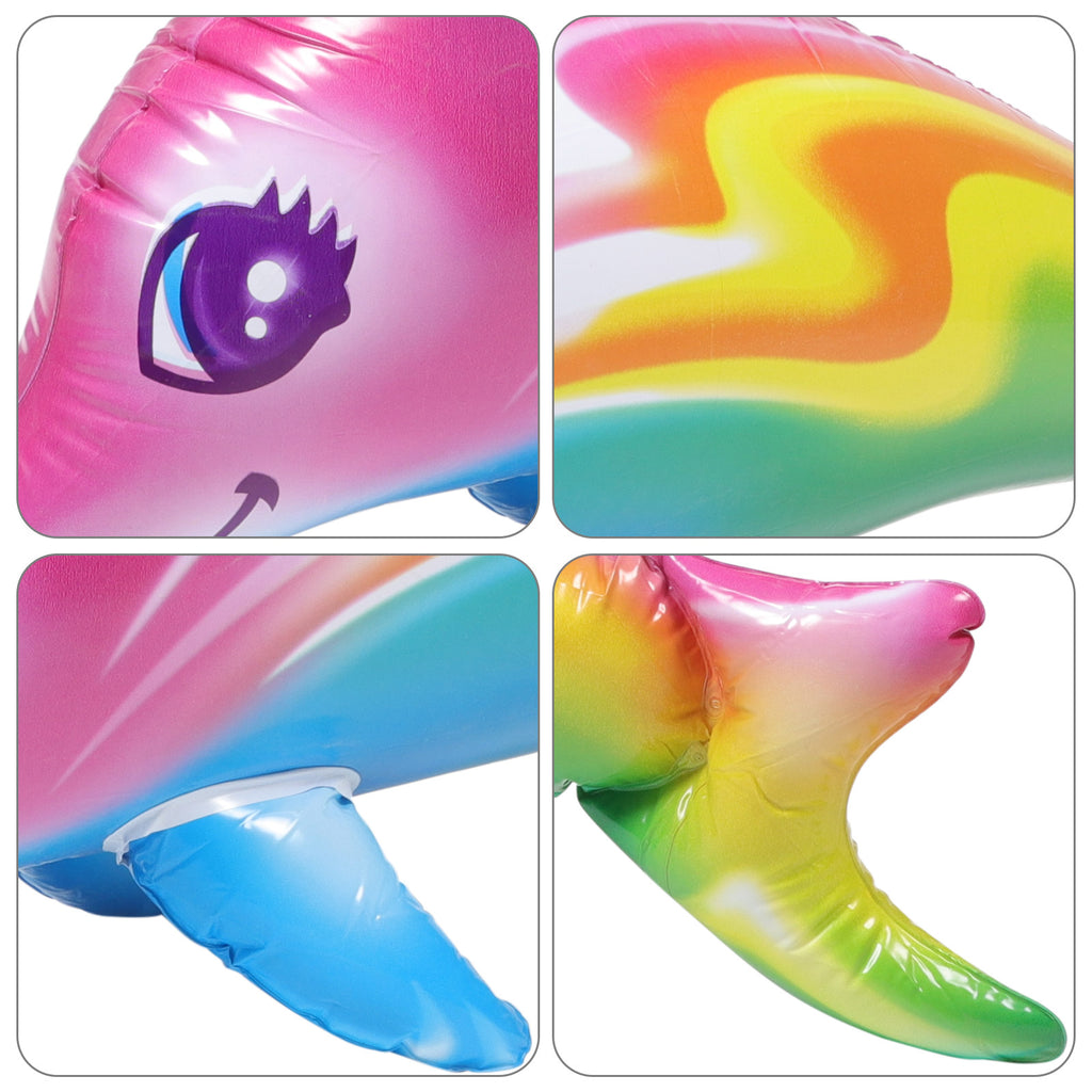 2 Pcs Inflatable Pvc Dolphin Toy C19913
