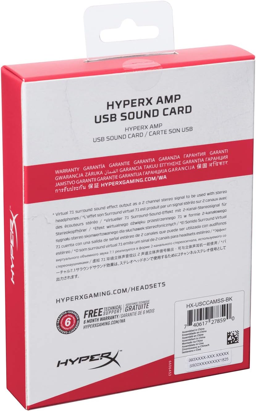 USB Sound Card with Virtual 7.1 Surround Sound Y84879