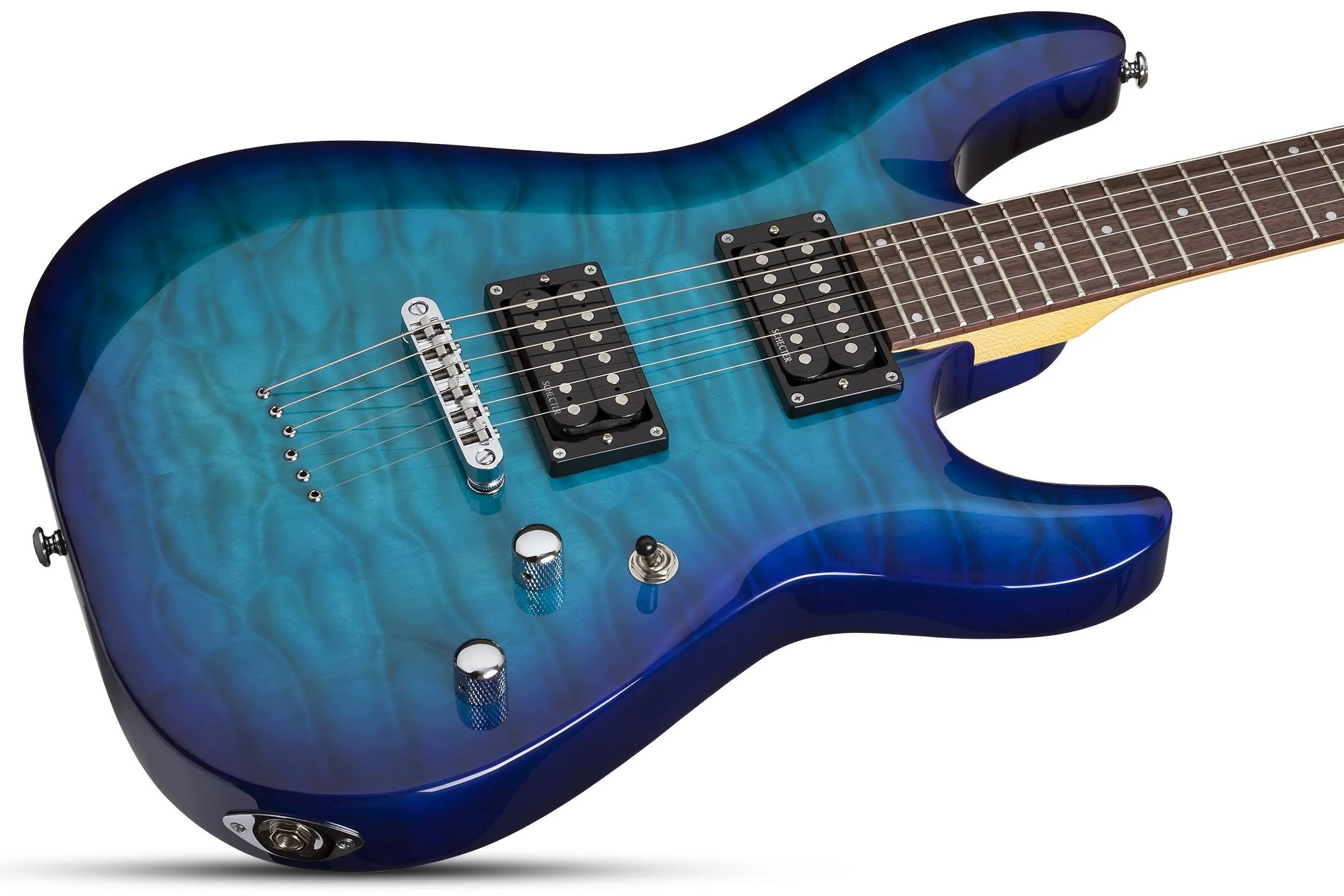 Ocean Blue Burst Electric Guitar M5060