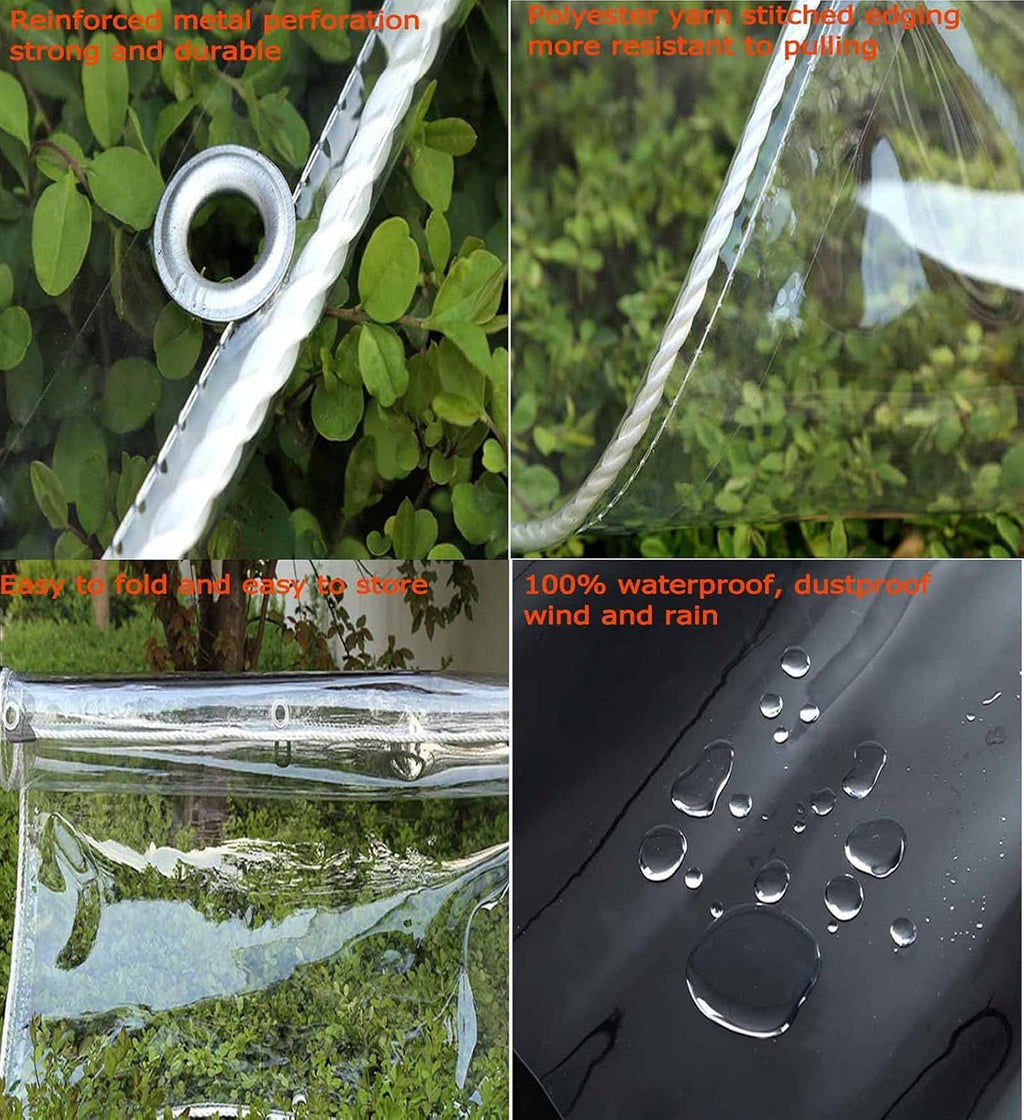 0.35mm Clear PVC Tarpaulin Cover Q187