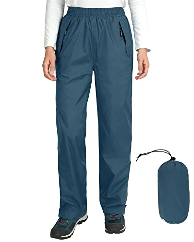 Women's Rain Pants Packable Waterproof Hiking Pants B589825