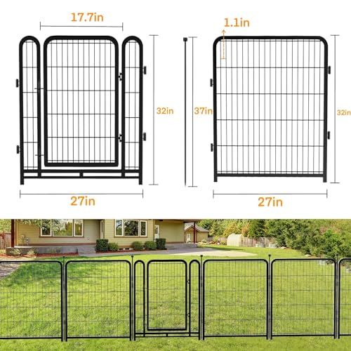 12 Panels No Dig Garden Fence Z569707