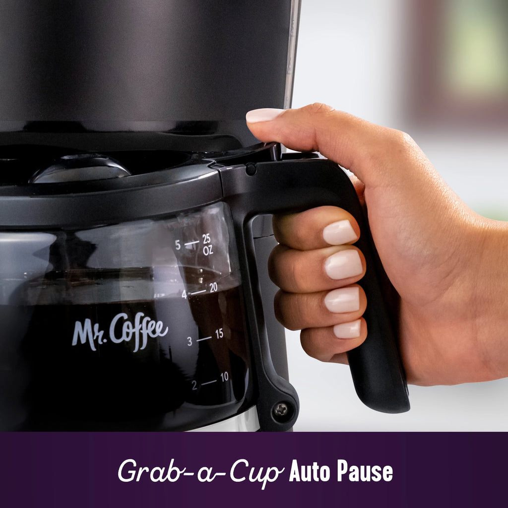 25 oz. Mini Brew Black Programmable Coffee Maker O1909