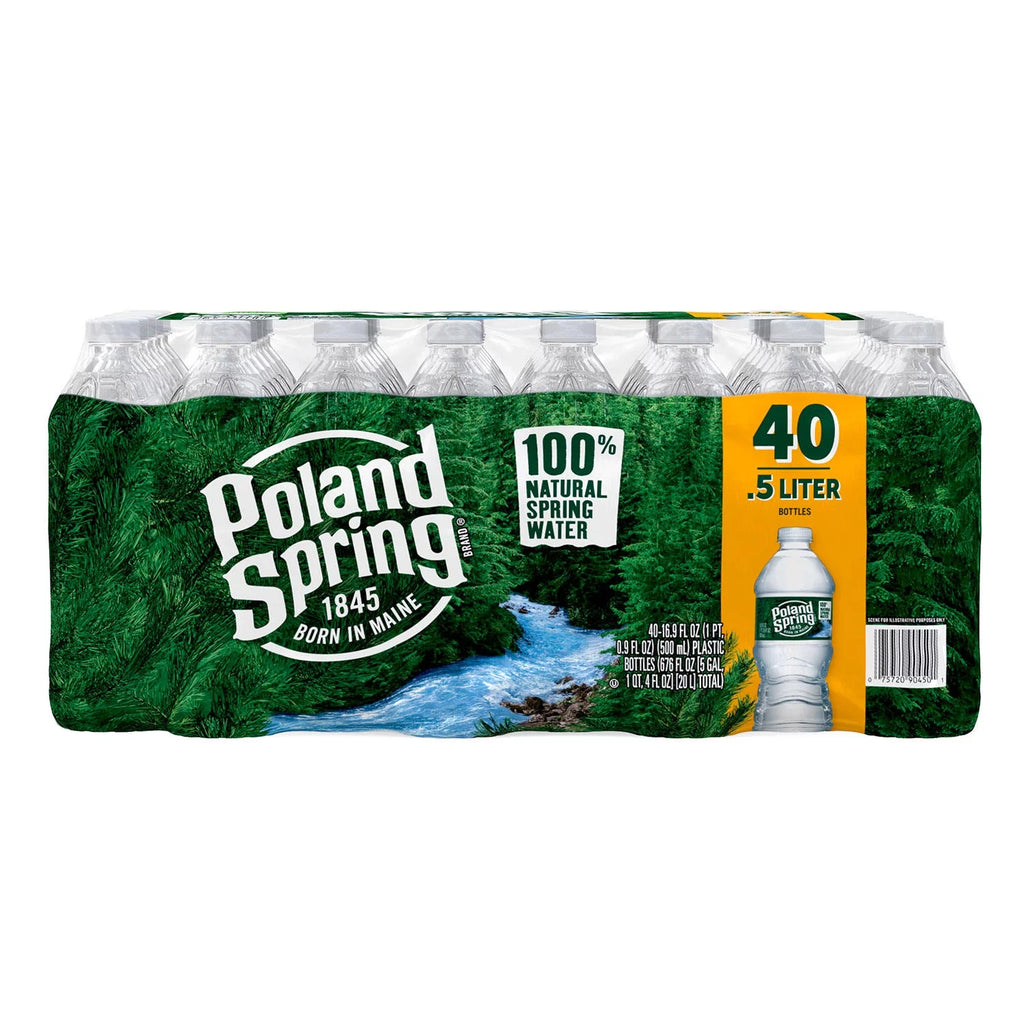 16.9 Fl Oz 40 Count Natural Spring Water I13481