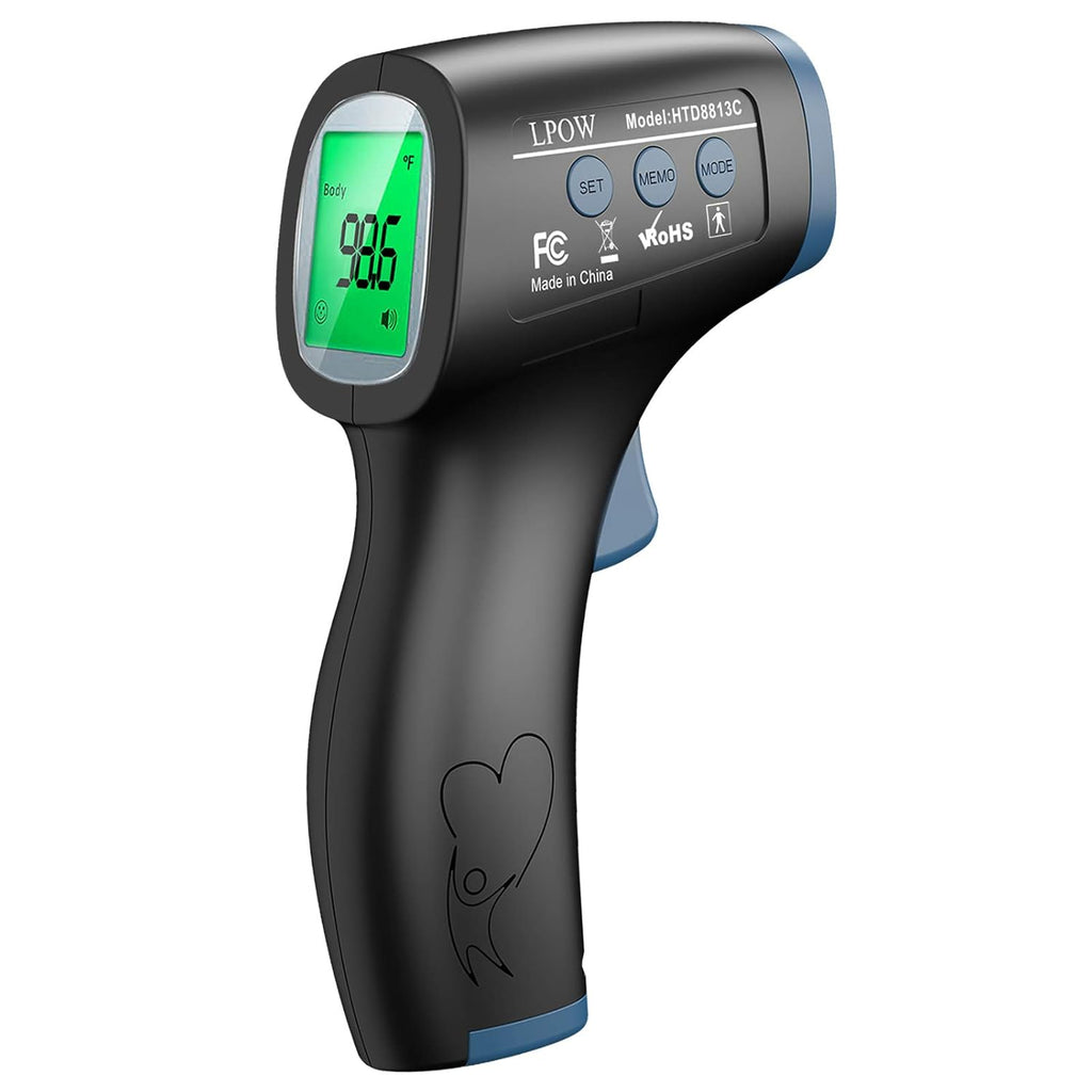 Touchless Infrared Digital Thermometer, Black J311445