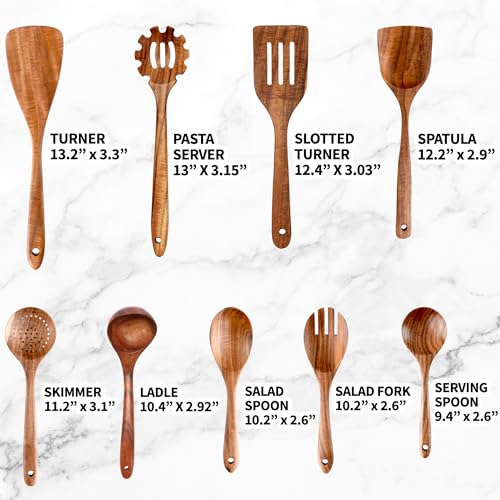 6-Piece Teak Wooden Spoons M99733