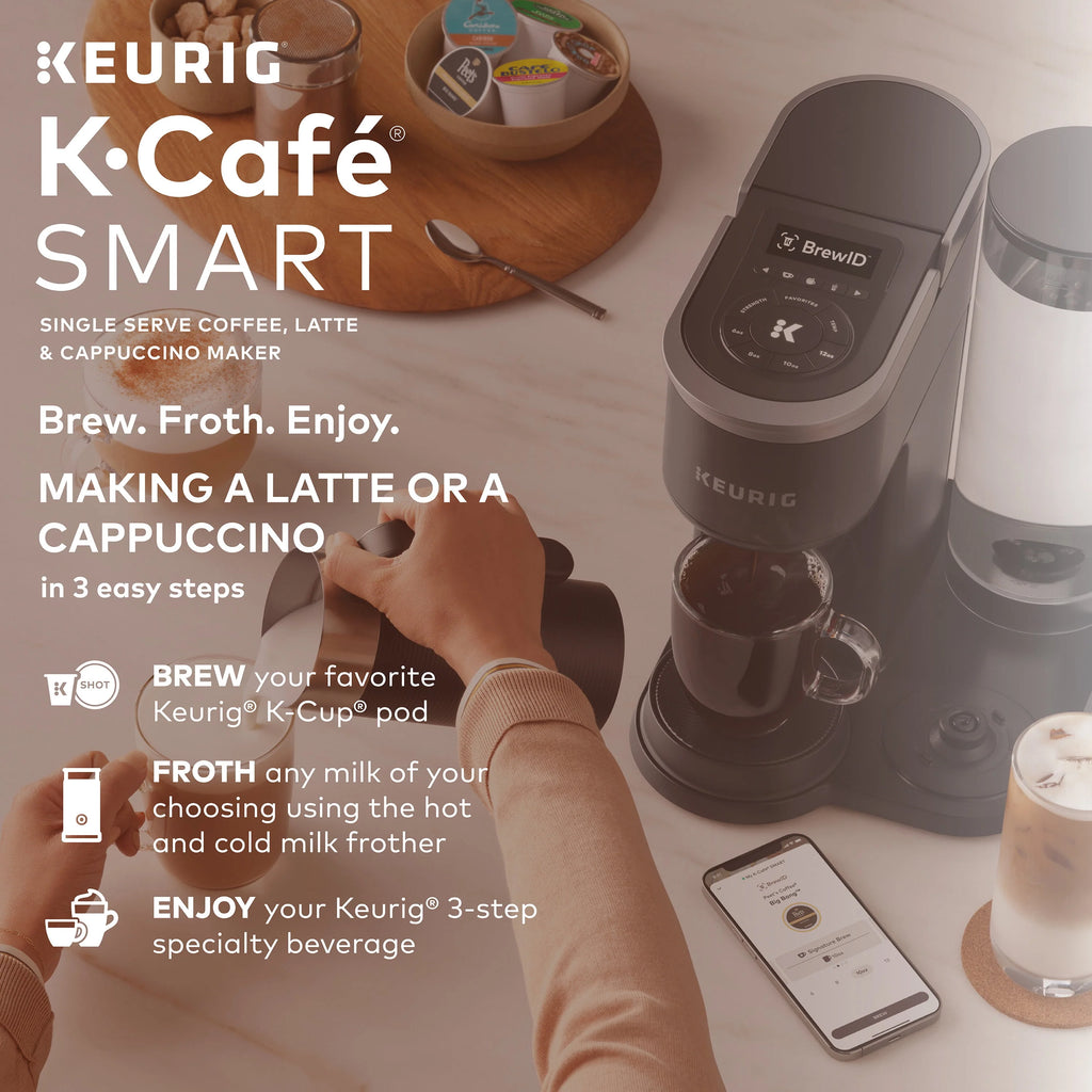 Black Single Serve Coffee and Latte Maker B217680