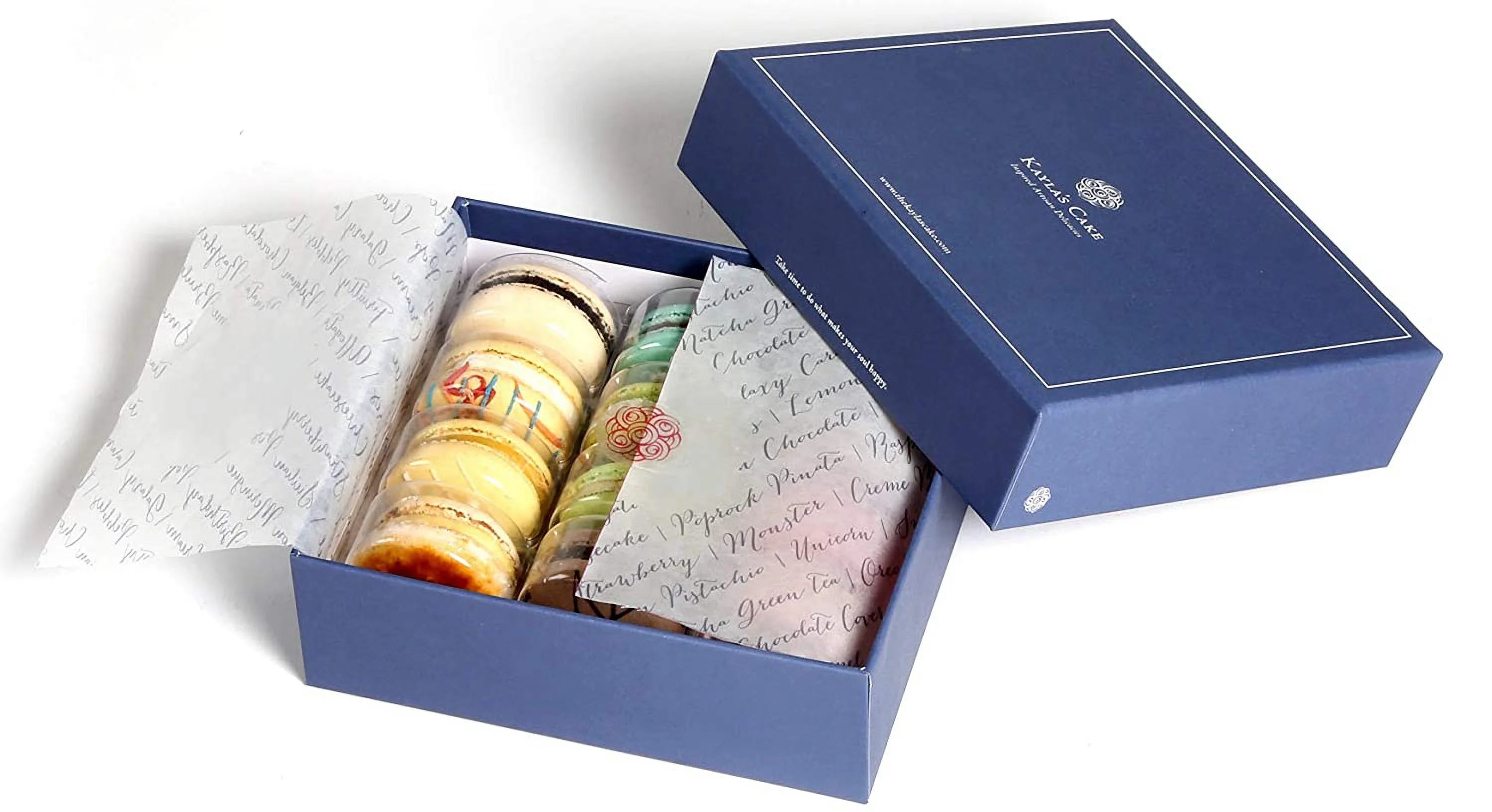 French Macaroons Chocolate Gift Box 12 Q41362
