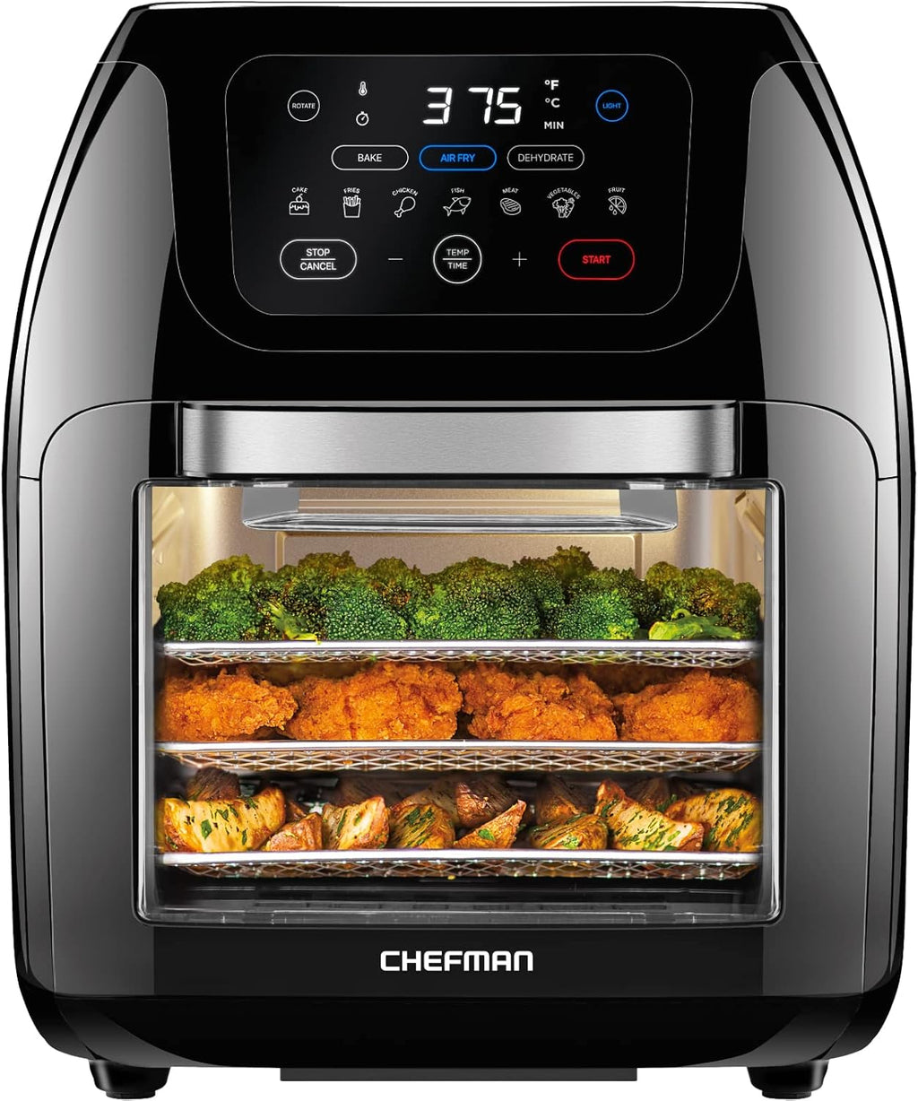 2 Qt Digital Air Fryer with Rotisserie T278