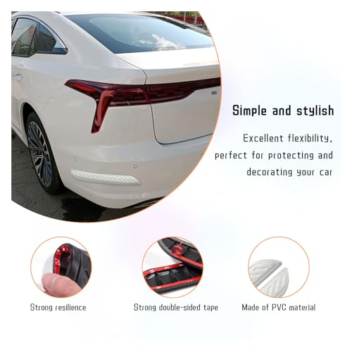 2 PCS Black Car Bumper Anti-Scratch Strips P974390