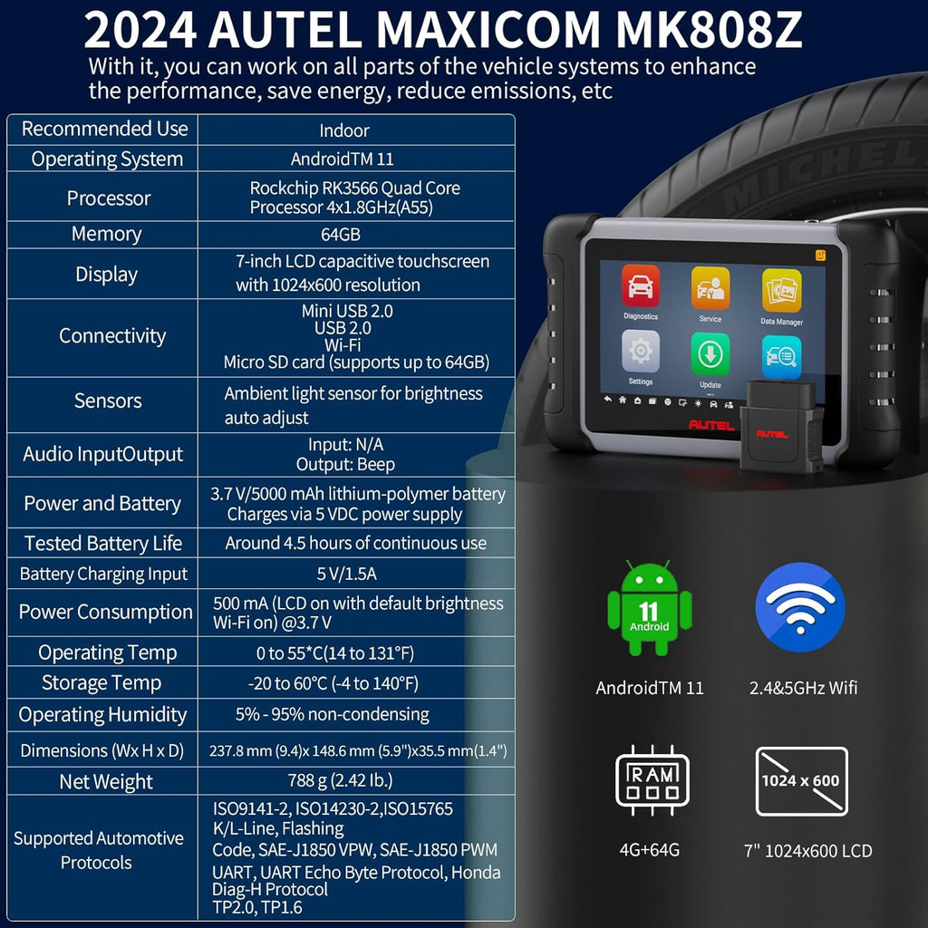 40+ Service Active Test Injector Coding Android 11 OBD2 Auto Scan Tool L87947