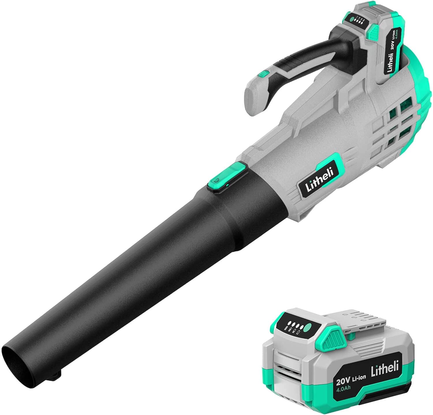 20V Cordless Leaf Blower with 4.0Ah Battery & Charger M2306