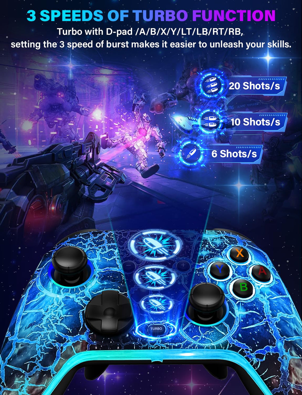 Wireless Switch Pro Controller with 1200mAh Rechargeable Battery P24998