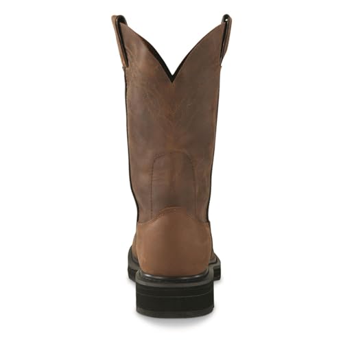 Men's Western Work Pull-On Work Boots D190601