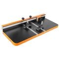 24-by-12-Inch Drill Press Table with Adjustable Fence and Stop Block Z660