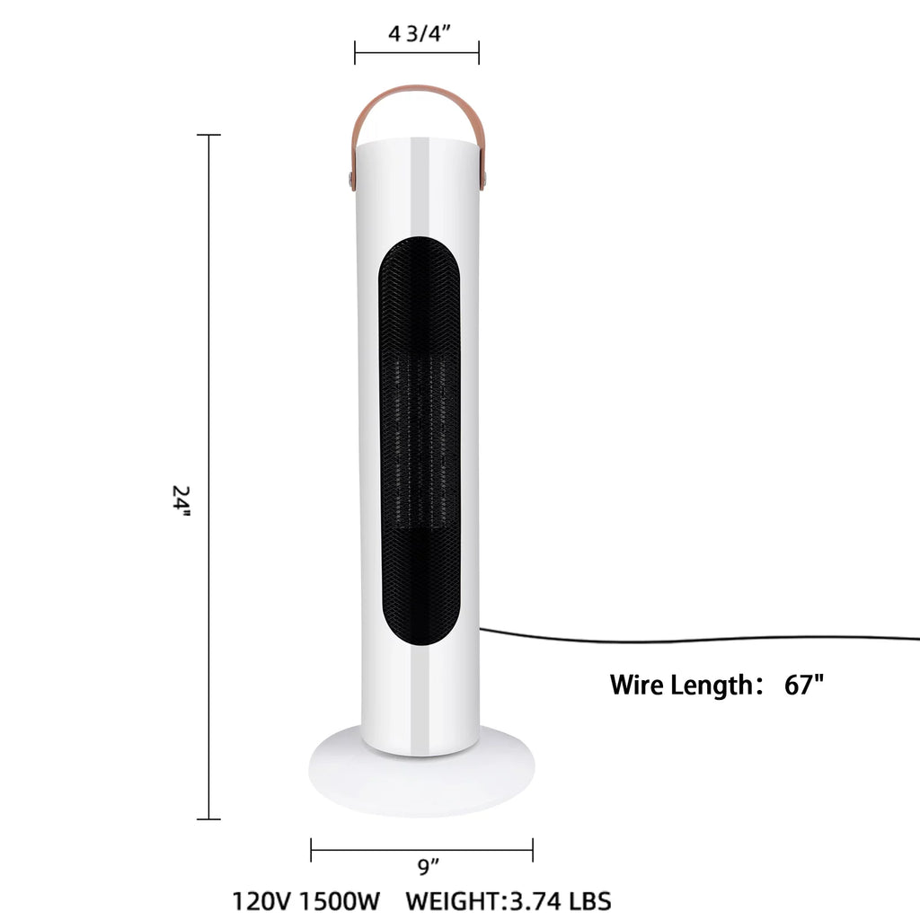 24" Tower Electric Heater U636