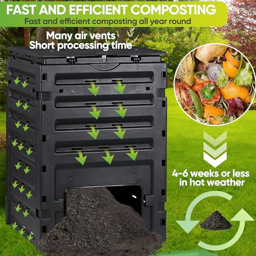 80 Gallon BPA-Free Compost Tumbler L515424