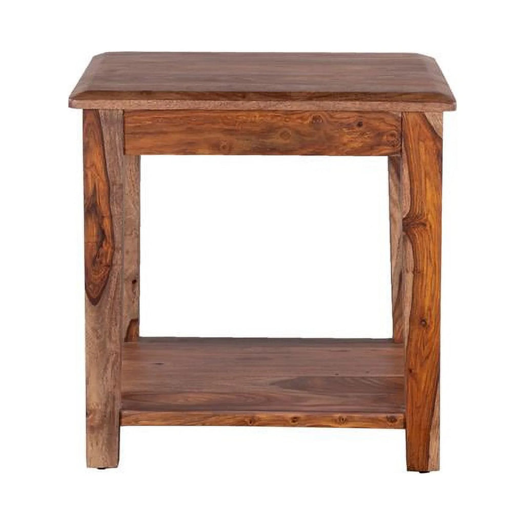 Solid Sheesham Wood End Table U559447