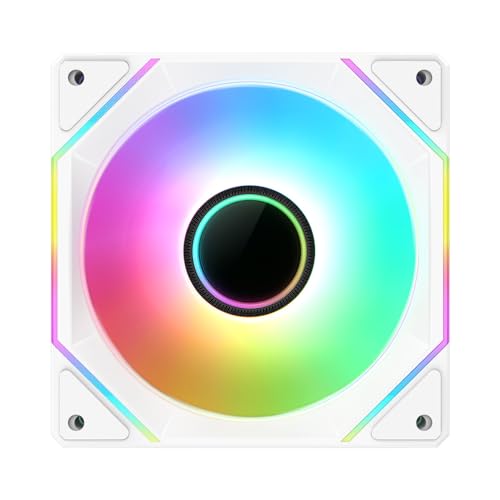 Black 3 Pack 120mm RGB PC Fans N801752