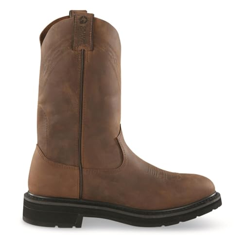 Men's Western Work Pull-On Work Boots D190601