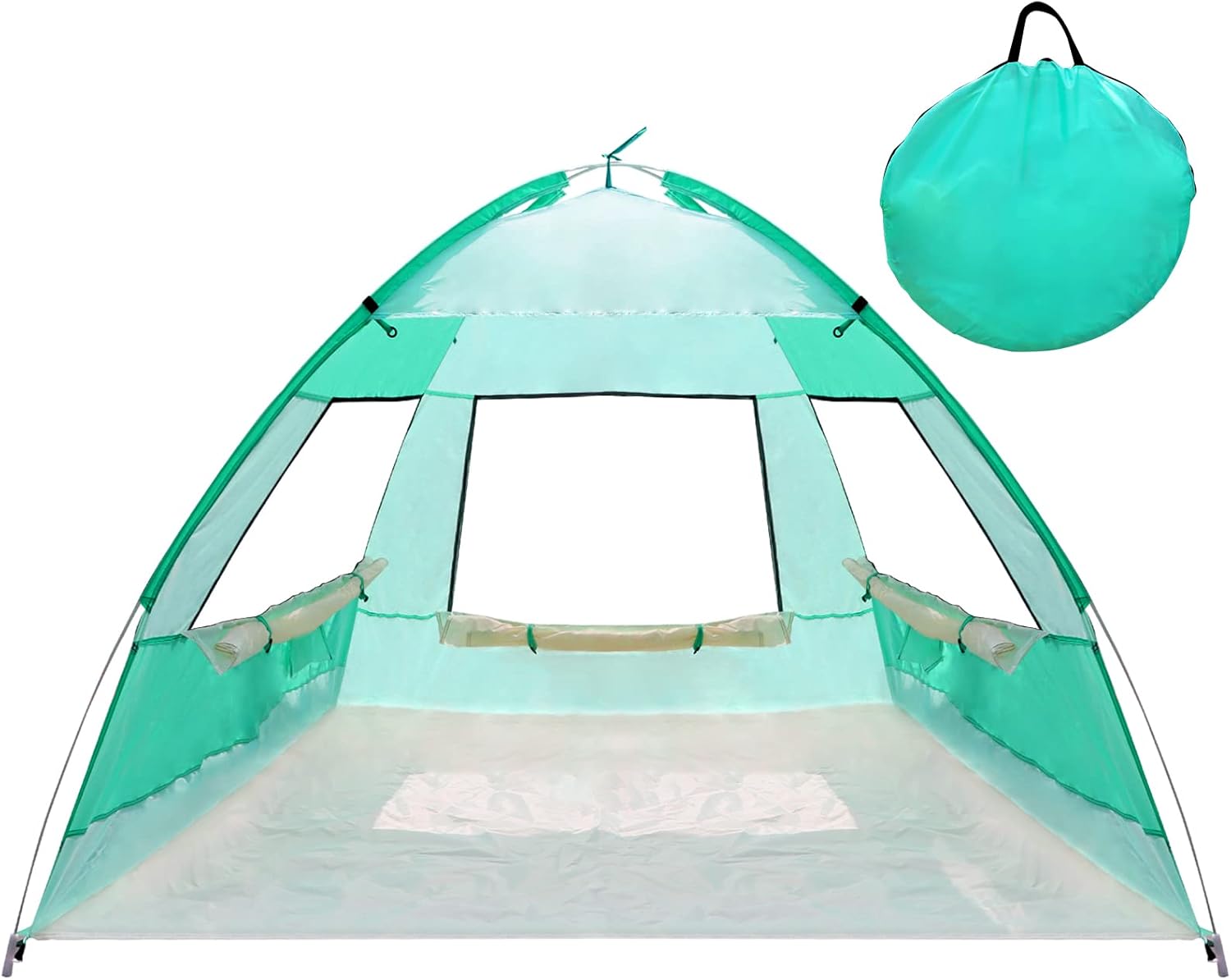 Green 2 Person Pop Up Beach Tent C203821