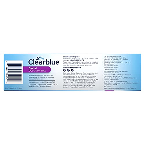 20 Digital Ovulation Tests W565637