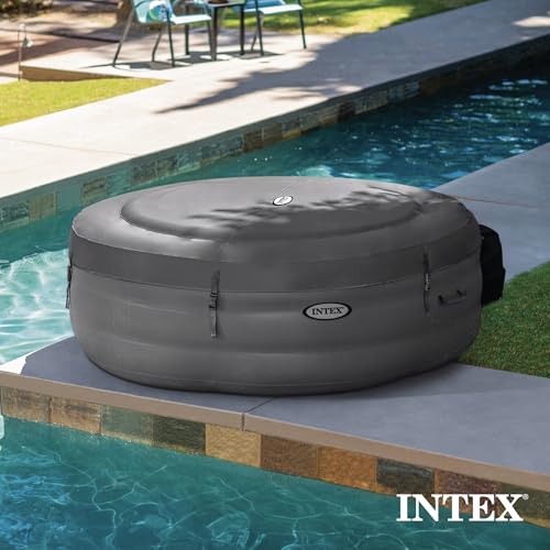 6 Person Inflatable Hot Tub with Built-in Pump and Cover W29735